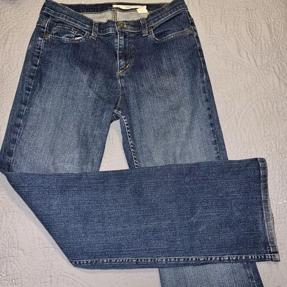 DKNY Bootcut Jeans Size 6p Dark Denim - Picture 7 of 9
